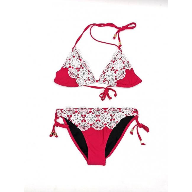 Conjunto Bikini Triangulo Decote Renda